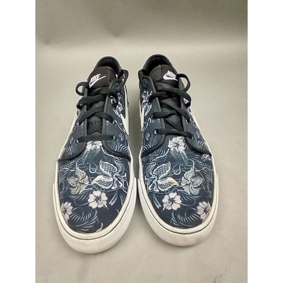 Nike Toki Low Men's 11 Shoes Black Pink White Floral Trainer Skateboard Sneakers - Picture 2 of 12
